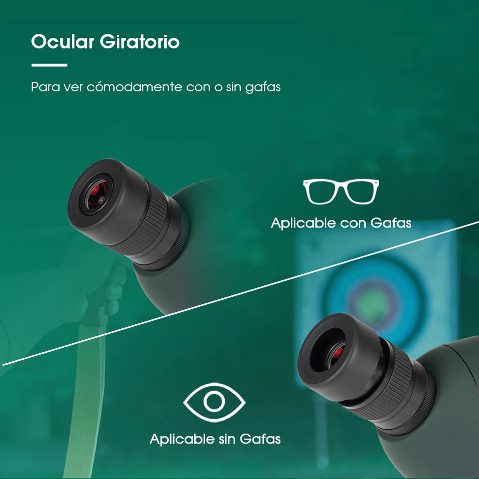 Svbony SV28 50/60/70/80mm telescopio potente Zoom con trípode impermeable, equipo de Camping, tiro al objetivo, observación de aves