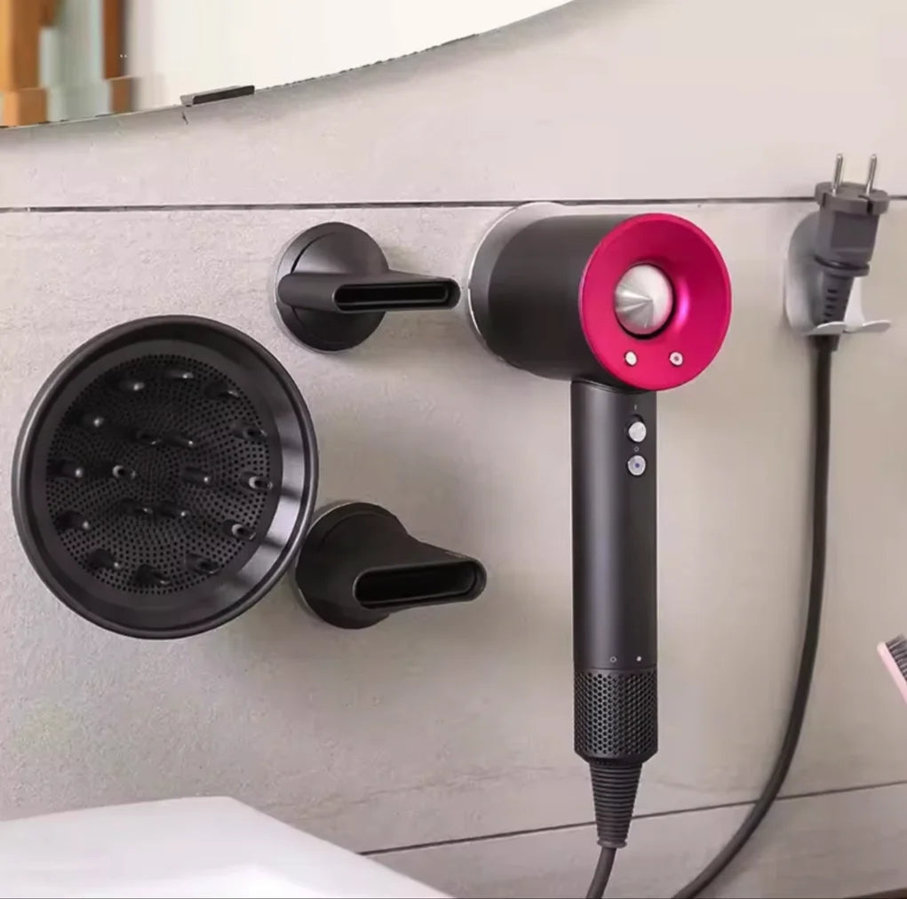 EasySpeed Secador de Pelo Iónico Sin Aspas 5 en 1 Profesional  Peluquería 1600W con 6 Accesórios Secado Rápido y Constante Frío/Calor 3 Velocidades Alta Potencia para Uso Doméstico y de Viaje, Silencioso y Potente