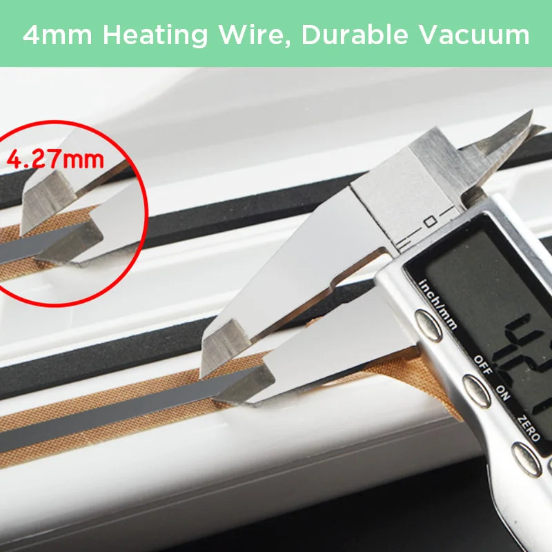 REELANX-sellador al vacío V1 para alimentos, máquina automática de envasado al vacío de 140W, con 15 bolsas de piezas