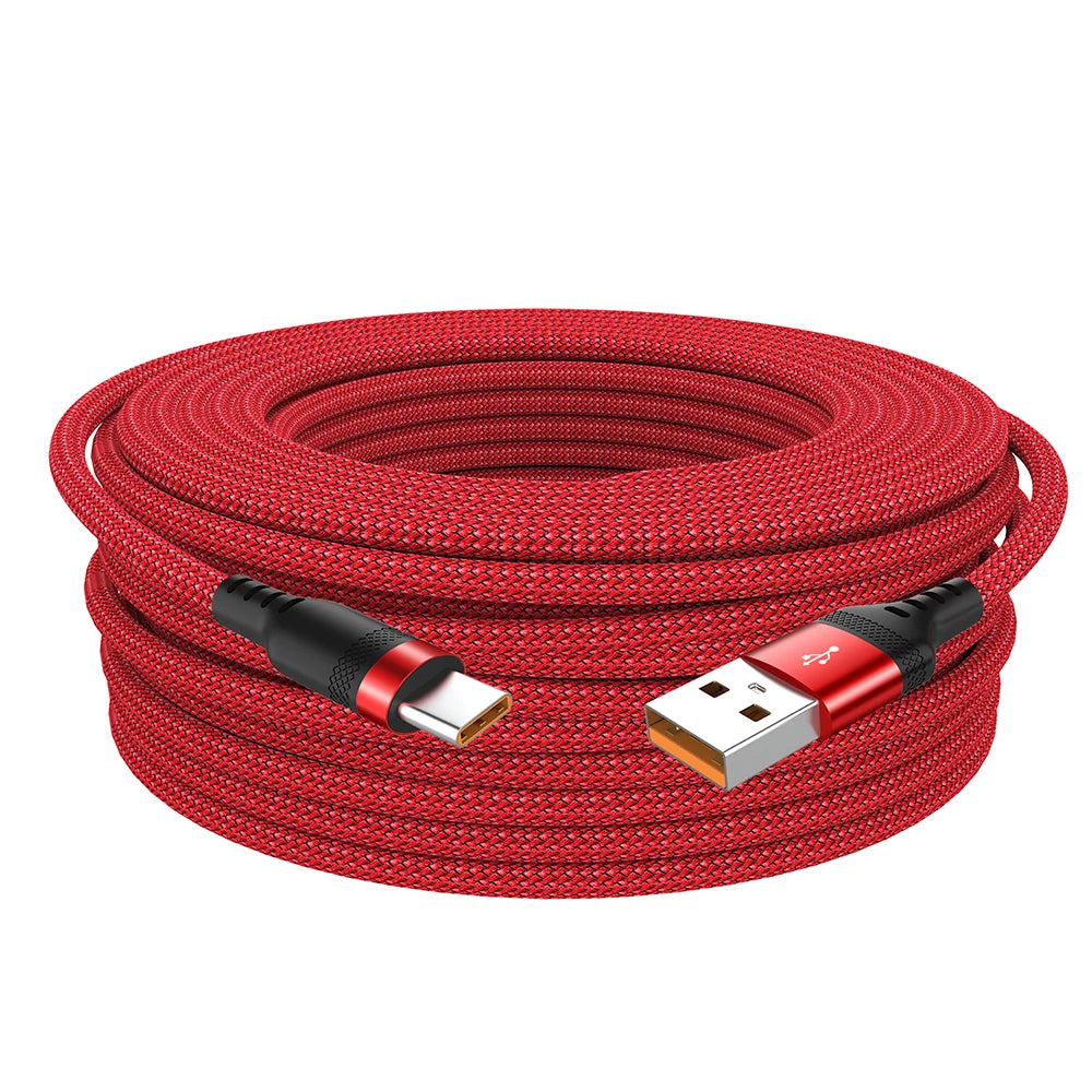 Cable de carga rápida USB TIPO C LIGHTNING 3m 5 metros USB C Android Micro USB Cable de carga extensible para iPhone 14 Xiaomi OnePlus