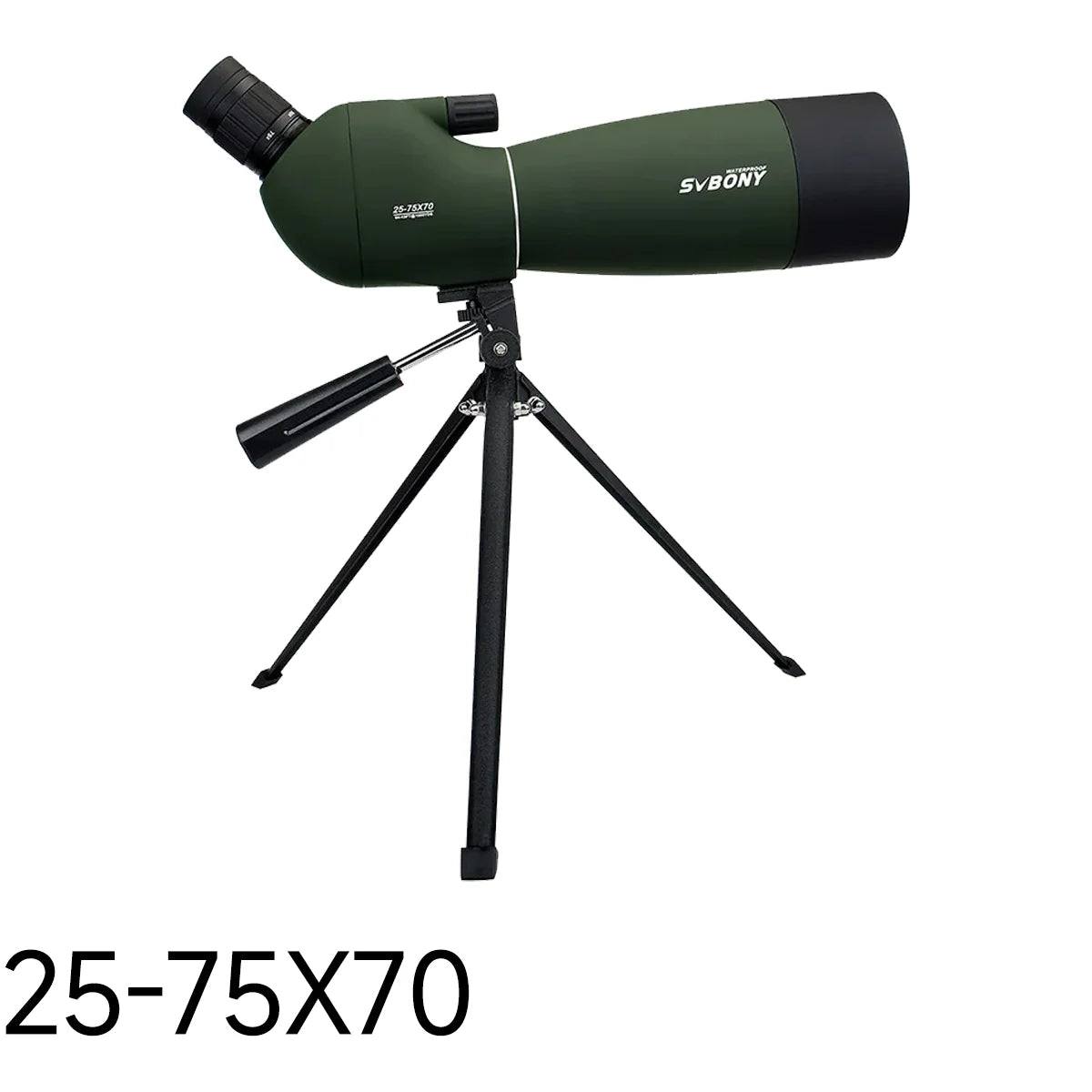 Svbony SV28 50/60/70/80mm telescopio potente Zoom con trípode impermeable, equipo de Camping, tiro al objetivo, observación de aves