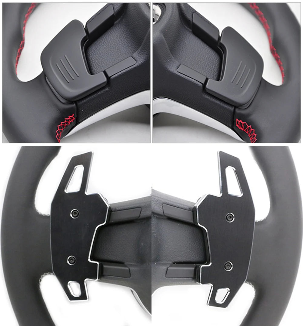 Palas de cambio DSG para volante de coche, pegatinas de extensión para VW Volkswagen Golf7 GTI R Rline GTE GTD MK7, accesorios para coche