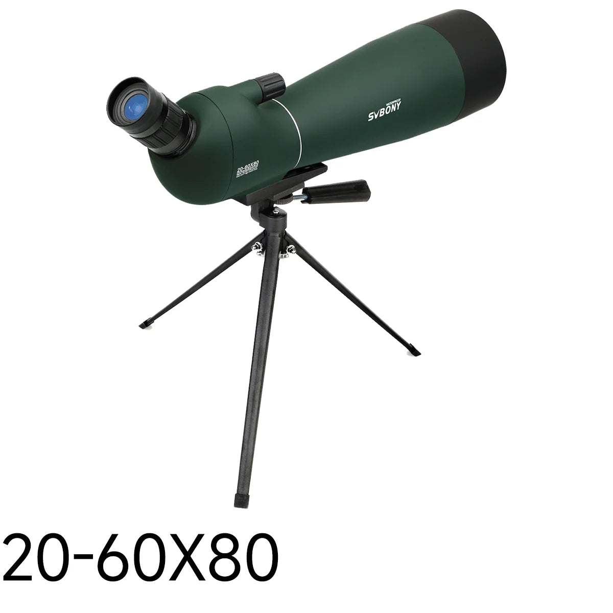 Svbony SV28 50/60/70/80mm telescopio potente Zoom con trípode impermeable, equipo de Camping, tiro al objetivo, observación de aves