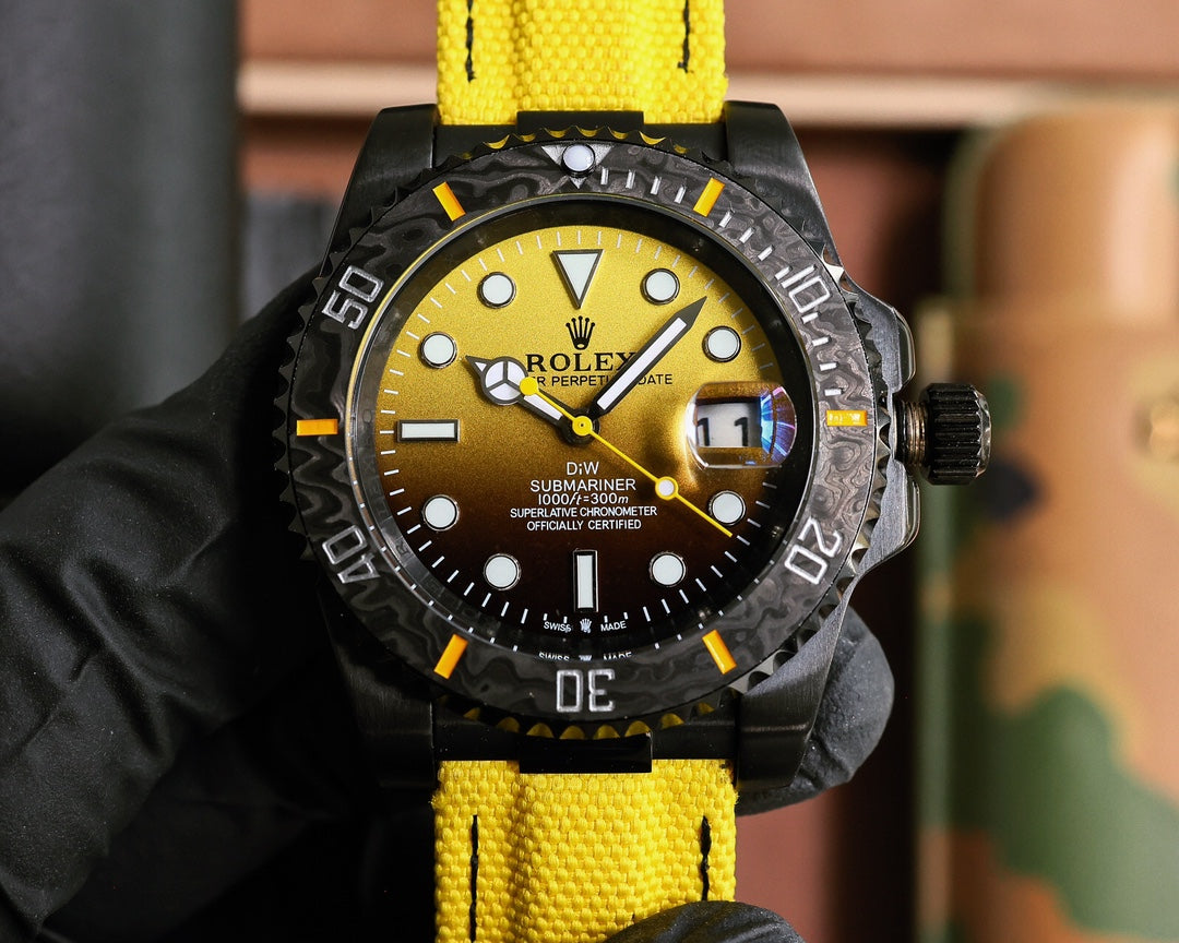 Reloj DIW Submariner PARAKEET Carbono Verde